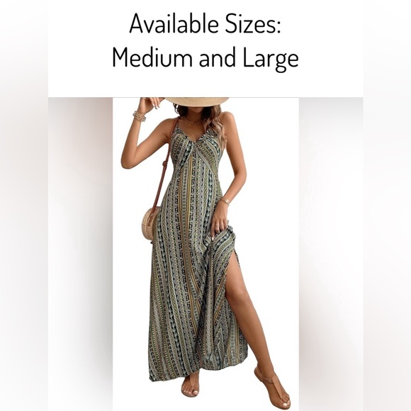NIP-Boho Chic V-neck Cami Dress - Picture 1 of 6